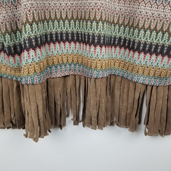 Maurices Boho Elephant Suede Fringe Tank Top - Picture 5 of 7